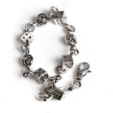 Chrome Hearts Dice and Crossball Bracelet