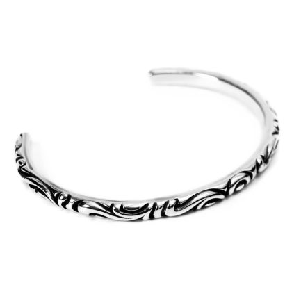 Chrome Hearts Scroll Band Cuff